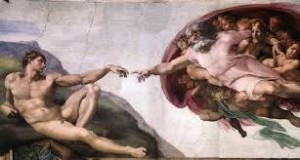 Michaelangelo Sistine Chapel God and Adam