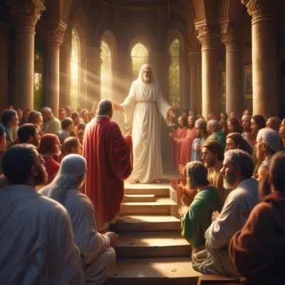God sees Christians as having been perfected if they are being sanctified!