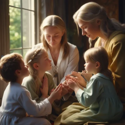 Edie prays for her children