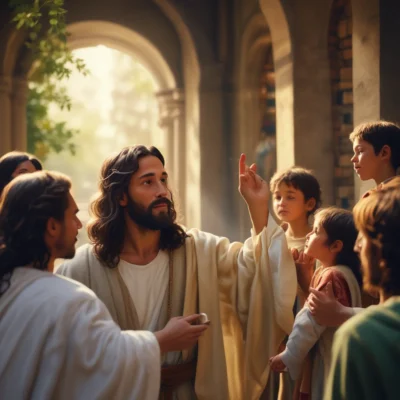 Jesus came to me for a while….