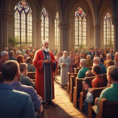 Funny Cartoon about the Selfishness of Some Church People