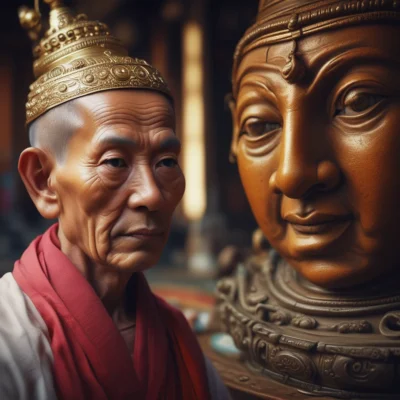 The Physical and Spiritual Eye Opener of a Former Buddhist Abbot