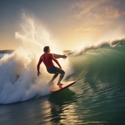 Surfer Saved from Death