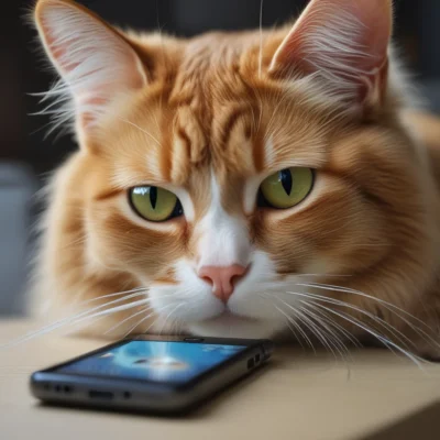 My late cat and my smartphone