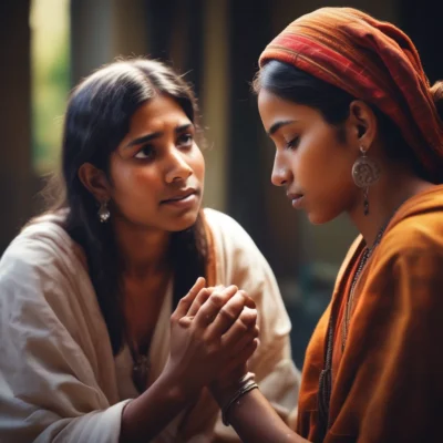 A Brokenhearted Brahmin Girl receives Christ