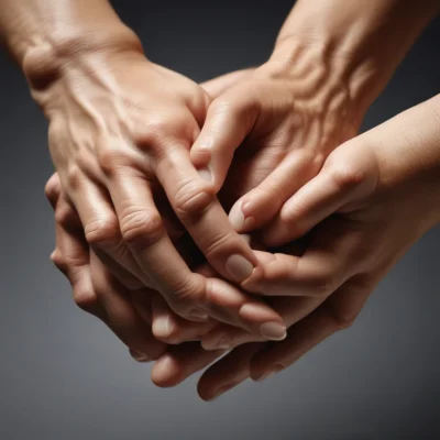 Performed classical laying of hands