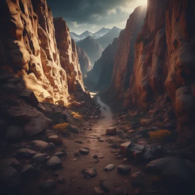 Into the valley of the shadow of death