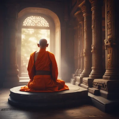 Buddhist Monk raised from the Dead