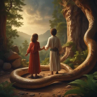 God Saves Children from a Poisonous Snake