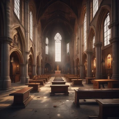 Church attacked and Stoned