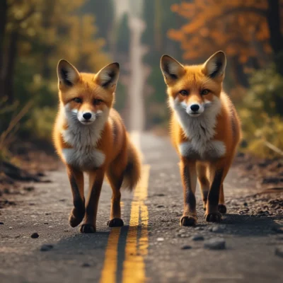 Foxes on the Road to Hell