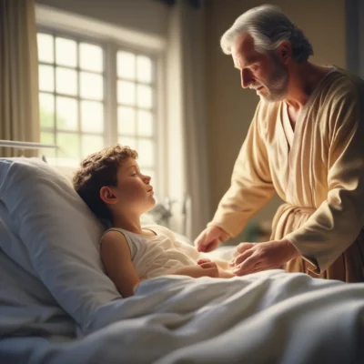 Divine healing of son in hospital