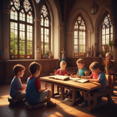 Children’s church lessons, crafts and games on Eternity