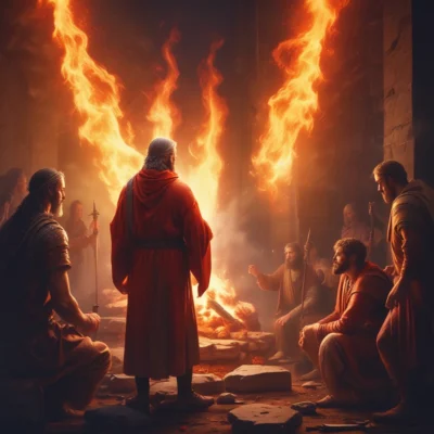Prepare the sacrifice and God will release His fire