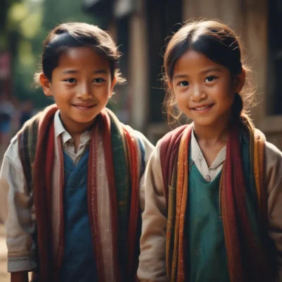 Children experiencing Shillong Revival